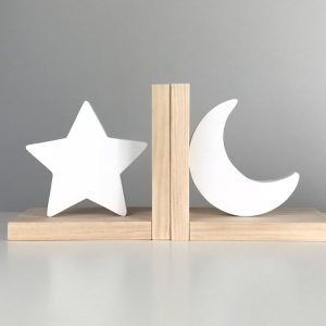 Star and Moon Bookends