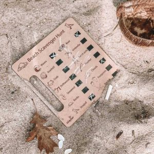 Beach Scavenger Hunt Kids Play Board