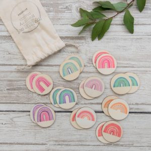 Rainbow Memory Match Game
