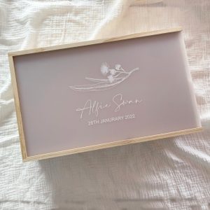 Personalised Baby Keepsake Box - Assorted Designs