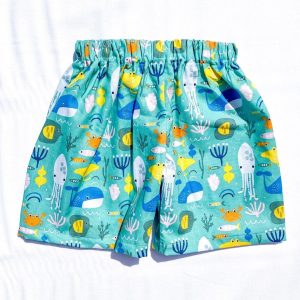 Ocean Animal Print Kids Shorts