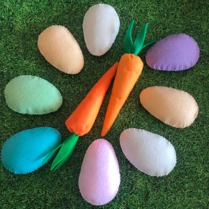 Felt Easter Egg Hunt Set for Kids