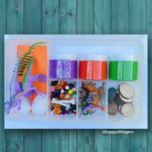 Dinosaur Play Dough Sensory Kit