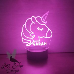 Unicorn Personalised Night Light