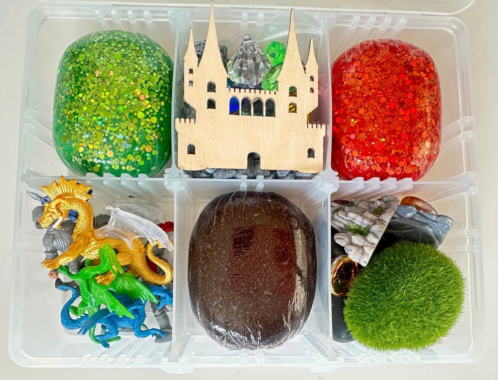 Dragons and Knights Playdough Kit - Small