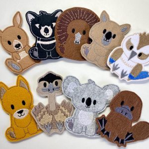 Australian Animal Story Time Finger Puppet Set