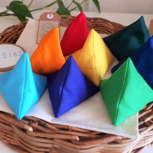 Rainbow Tossies Earth-Friendly Sand Bags - Set of 8