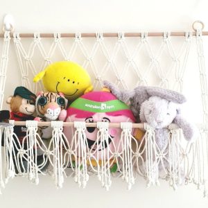 Macrame Toy Storage Display Hammock