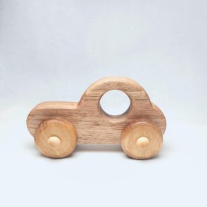 Handmade Wooden Car Toy, Safe & Eco-Friendly for Toddlers