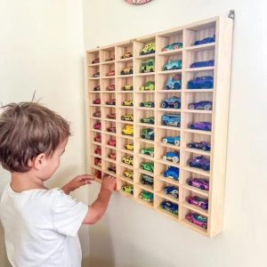 Matchbox & Hotwheel Display and Storage Unit in Solid Pine
