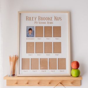 Personalised School Years Photo Frame