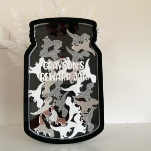 Personalised Dinosaur Token Reward Jar