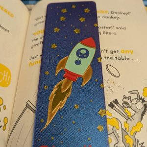 Personalised Rocket Bookmark