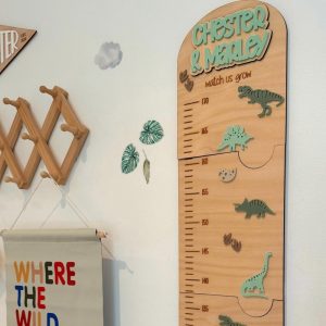 Personalised Dinosaur Growth Chart