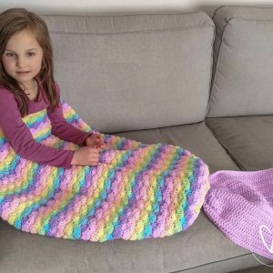 Handmade Mermaid Tail Blanket