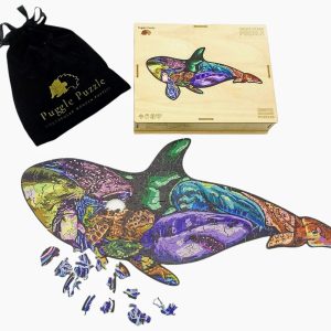 Deluxe Orca Wooden Jigsaw Puzzle 183 Piece