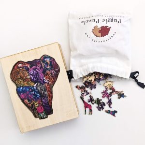 Elephant Wooden Jigsaw Puzzle 270 Piece