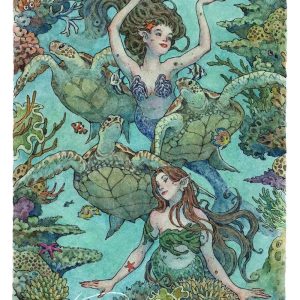 "Nomads of the Reef" Watercolour Fine Art Print