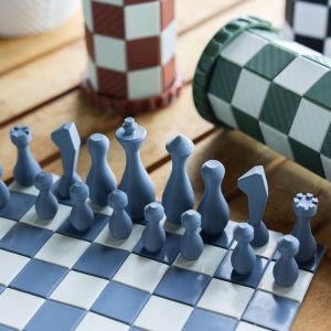 Foldable Modern Travel Chess Set - Choose Your Colour