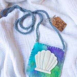 Seashell Felt Treasure Crossbody Bag