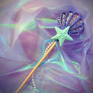 Seashell Mermaid Resin Wand - Assorted Designs