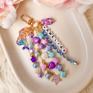 Personalised Mermaid Bag Charm