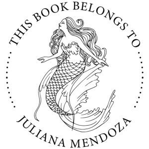 Personalised Mermaid Book Embosser or Stamp